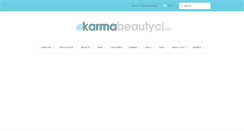 Desktop Screenshot of karmabeautyci.com