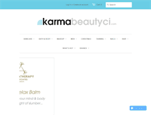 Tablet Screenshot of karmabeautyci.com